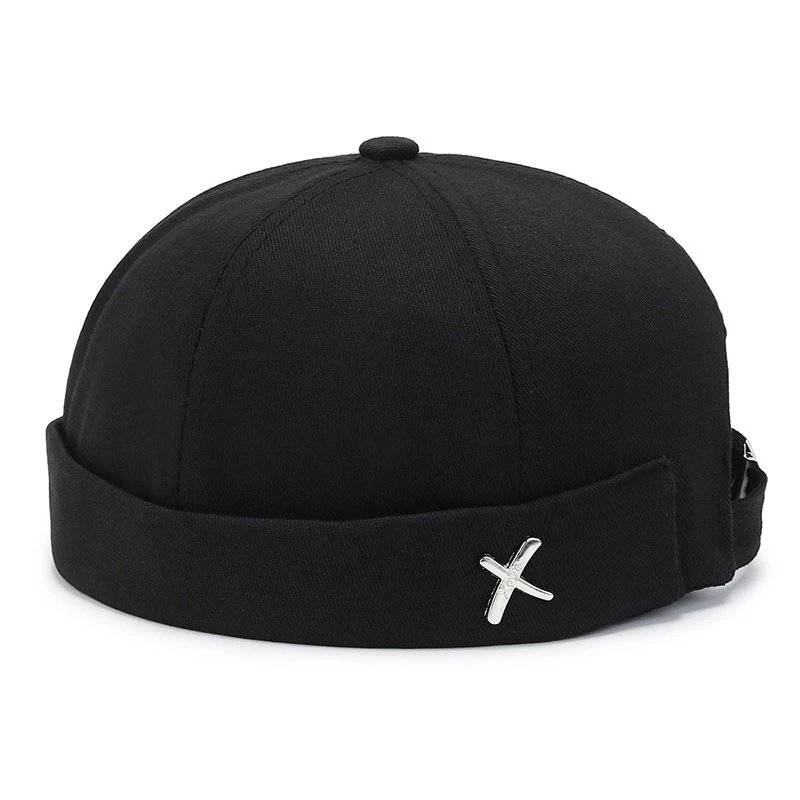 Vintage Men's Summer Cotton Brimless Skullies Cap Street Portable Docker Hats Multipurpose Beanie Hat Hip Hop Hats Japanese INS Vintage Men's Summer Cotton Brimless Skullies Cap Street Portable Docker Hats Multipurpose Beanie Hat Hip Hop Hats Japanese INS