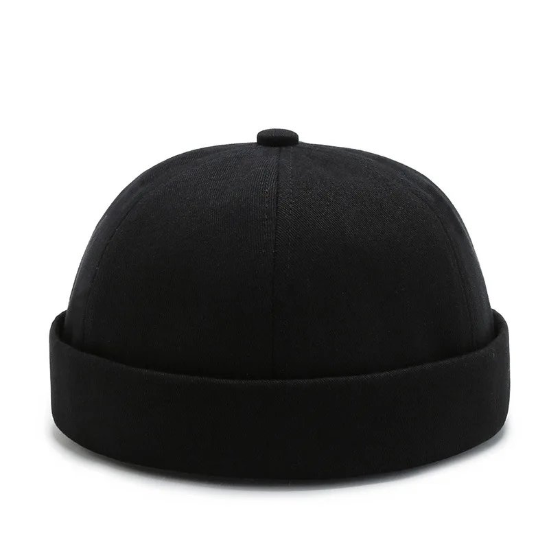 Vintage Men's Summer Cotton Brimless Skullies Cap Street Portable Docker Hats Multipurpose Beanie Hat Hip Hop Hats Japanese INS Vintage Men's Summer Cotton Brimless Skullies Cap Street Portable Docker Hats Multipurpose Beanie Hat Hip Hop Hats Japanese INS