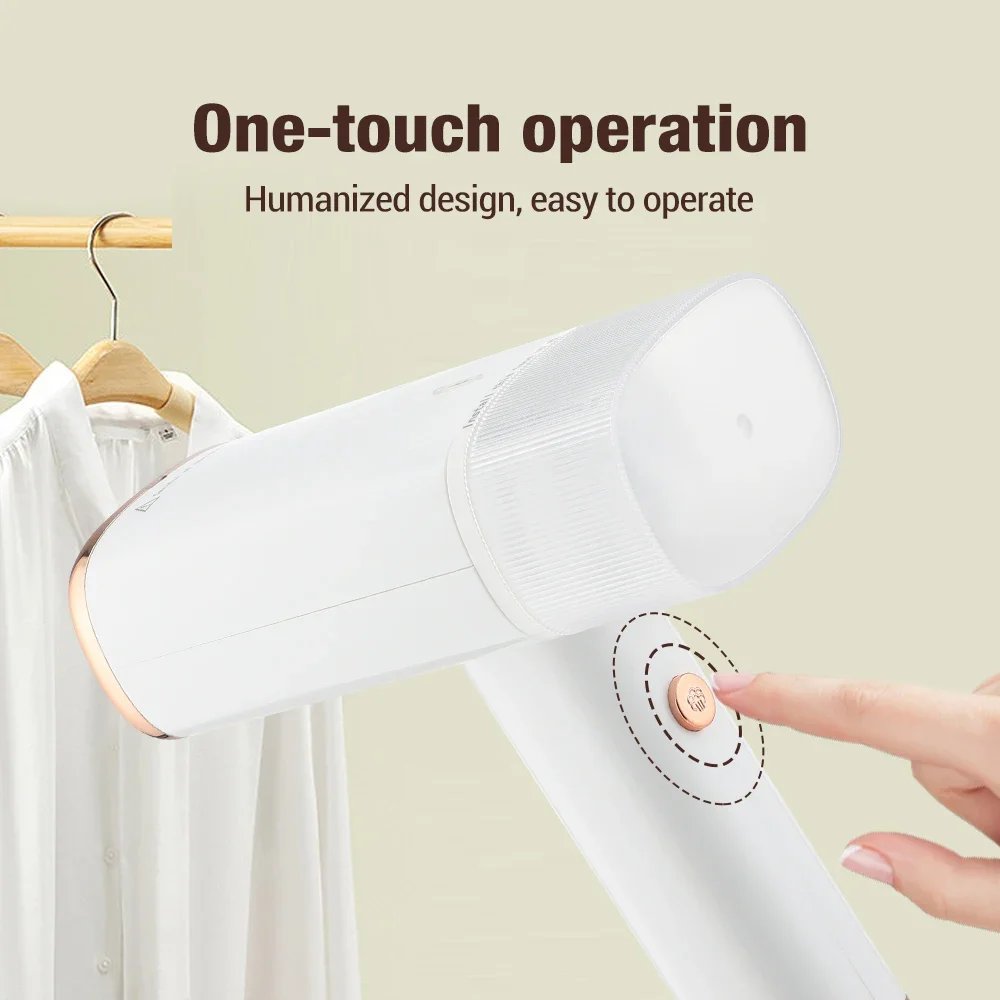 1000W Handheld Mini Garment Steamer Portable Steam Iron For Clothes Foldable Flat Ironing Machine For Travel Home Appliance