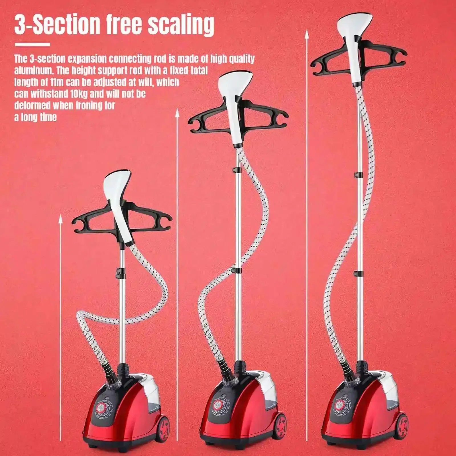 1800W 11 Gear Adjustable Garment Steamer 1.8L Hanging Vertical Steam Iron Home Handheld Garment Steamer Machine For clothes 1800W 11 Gear Adjustable Garment Steamer 1.8L Hanging Vertical Steam Iron Home Handheld Garment Steamer Machine For clothes