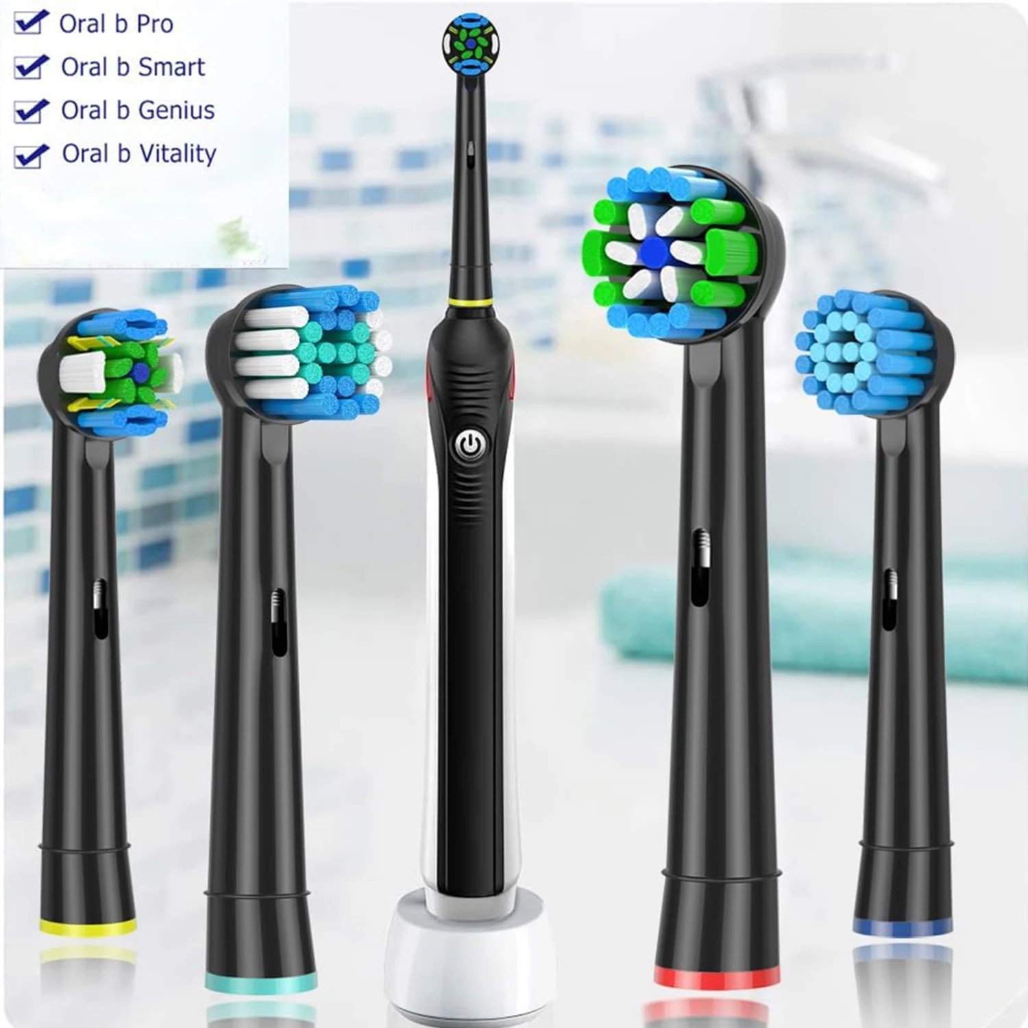 Brush Head nozzles for Oral B Replacement Toothbrush Head Sensitive Clean Sensi Ultrathin Gum Care Brush Head for oralb