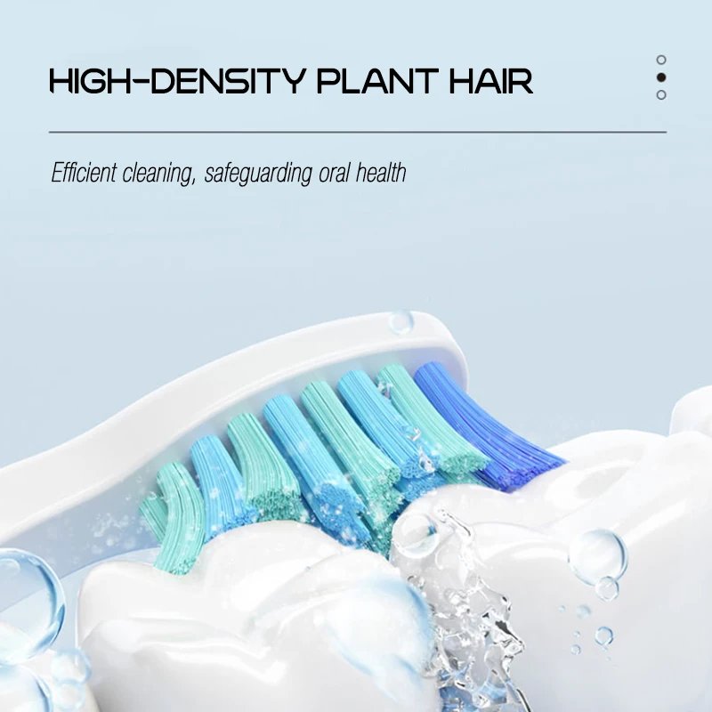 Replacement Brush Heads for Seago Electric Toothbrushes E1-9/SG2303/SG575 Vacuum Packing