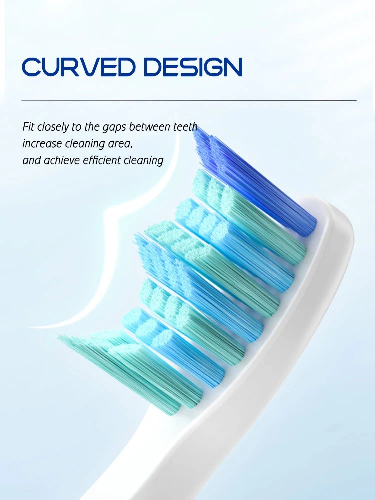 Replacement Brush Heads for Seago Electric Toothbrushes E1-9/SG2303/SG575 Vacuum Packing