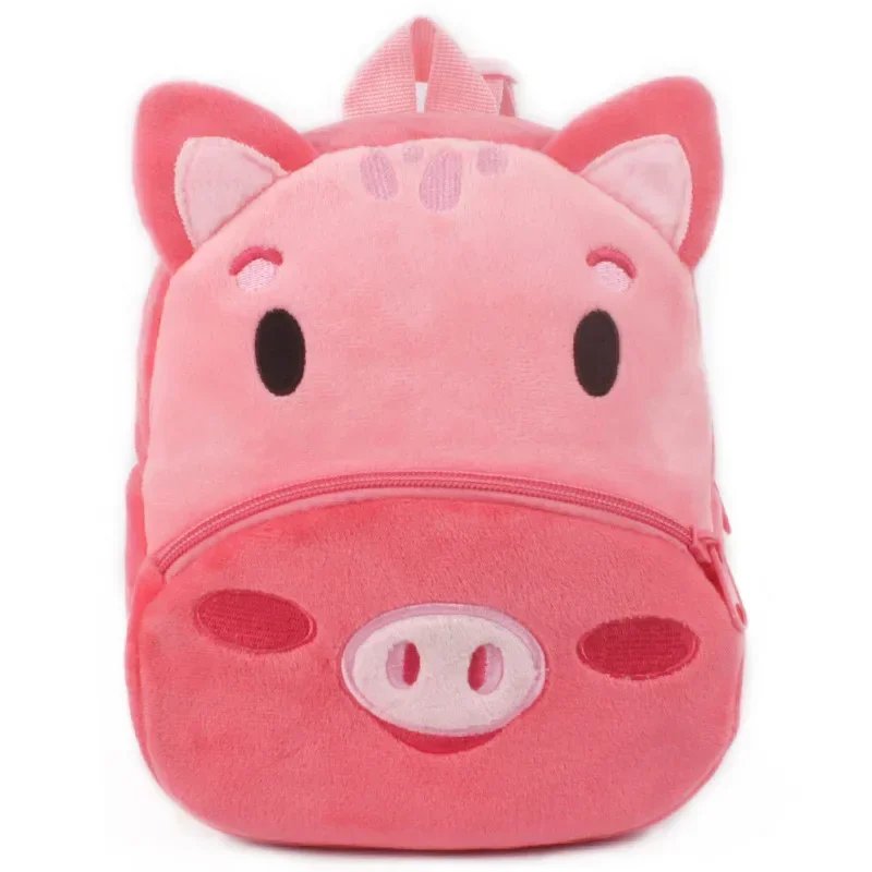 Baby Girls Backpack Kids Cute Plush Backpacks Baby School Bags 3D Cartoon Animal Book Bag for Boy Girl Mini Toddler Bag 0-4Y