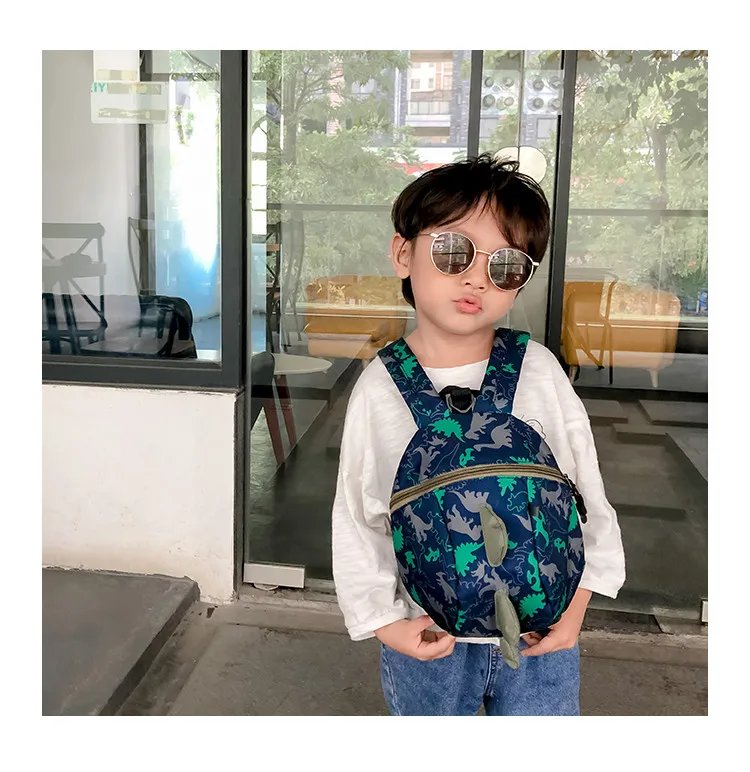 Cute Dinosaur Baby Safety Harness Backpack Toddler Anti-lost Bag Children comfortable Schoolbag toddler anti lost wrist link