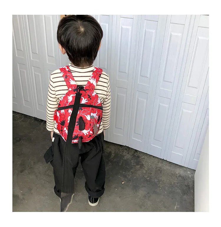Cute Dinosaur Baby Safety Harness Backpack Toddler Anti-lost Bag Children comfortable Schoolbag toddler anti lost wrist link