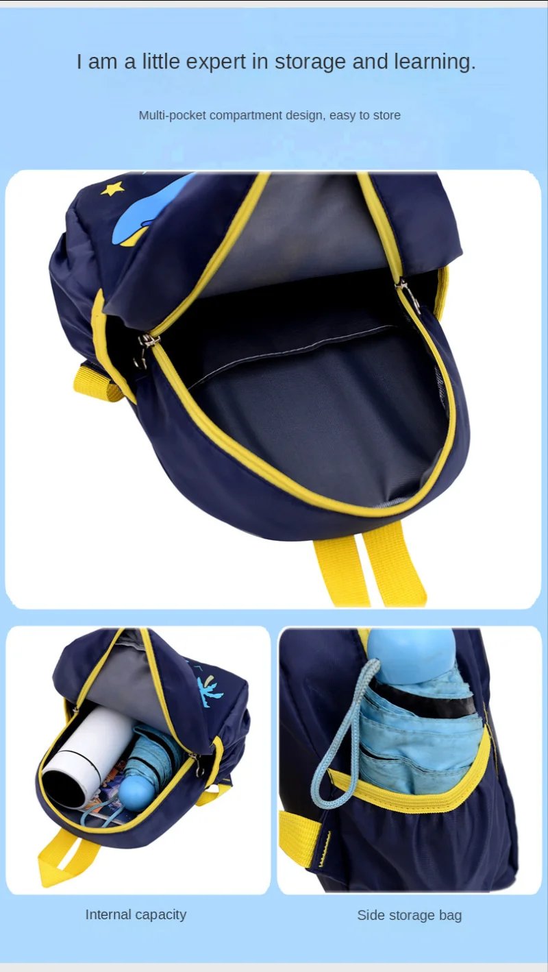 Cartoon Animal Kids Schoolbags Trendy Waterproof Backpack Kindergarten Primary School Bookbag Student Backpacks Back To School