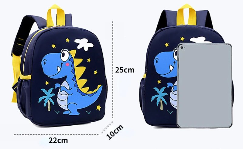 Cartoon Animal Kids Schoolbags Trendy Waterproof Backpack Kindergarten Primary School Bookbag Student Backpacks Back To School