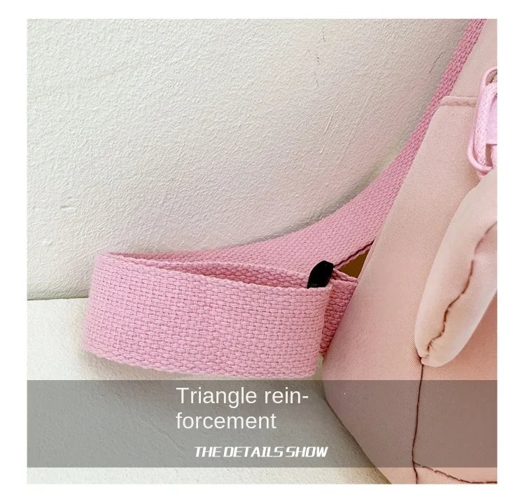 Fashion Children School Bags Bunny Portable Backpacks Kids Travel Rucksacks Cute Boys and Girls School Book Backpack Chest Bag