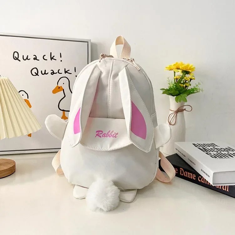 Fashion Children School Bags Bunny Portable Backpacks Kids Travel Rucksacks Cute Boys and Girls School Book Backpack Chest Bag