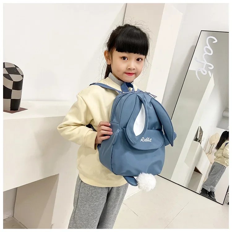 Fashion Children School Bags Bunny Portable Backpacks Kids Travel Rucksacks Cute Boys and Girls School Book Backpack Chest Bag