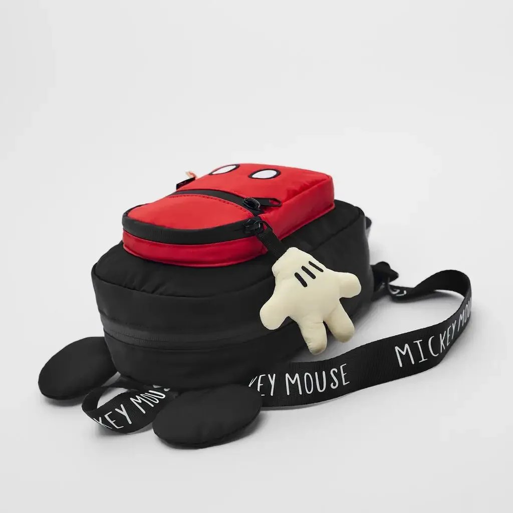 Disney's New Red Mickey Mouse Children's Multifunctional Lightweight Primary School Student Backpack