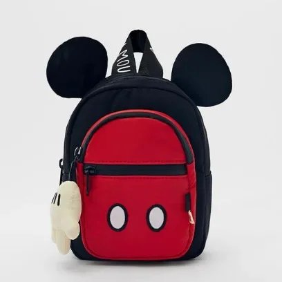 Disney's New Red Mickey Mouse Children's Multifunctional Lightweight Primary School Student Backpack