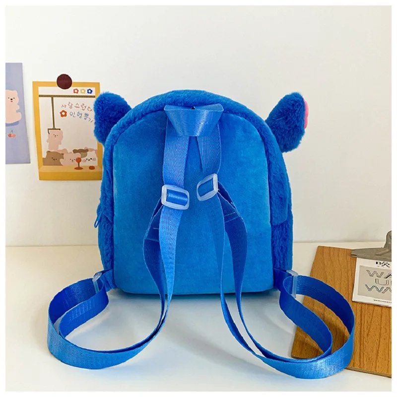 Disney Stitch Plush Backpack Ins Japanese Funny Cartoon Schoolbag Large-Capacity Student Backpack Kindergarten Bag Child Gift Disney Stitch Plush Backpack Ins Japanese Funny Cartoon Schoolbag Large-Capacity Student Backpack Kindergarten Bag Child Gift