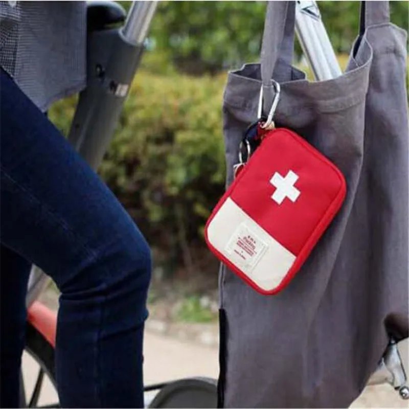 Portable First Aid Medical Kit Travel Outdoor Camping Useful Mini Medicine Storage Bag Camping Emergency Survival Bag Pill Case