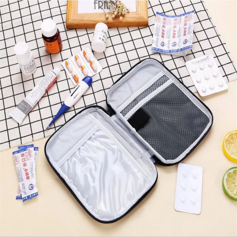 Portable First Aid Medical Kit Travel Outdoor Camping Useful Mini Medicine Storage Bag Camping Emergency Survival Bag Pill Case