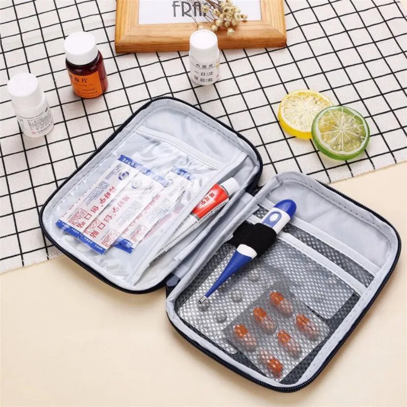 Portable First Aid Medical Kit Travel Outdoor Camping Useful Mini Medicine Storage Bag Camping Emergency Survival Bag Pill Case