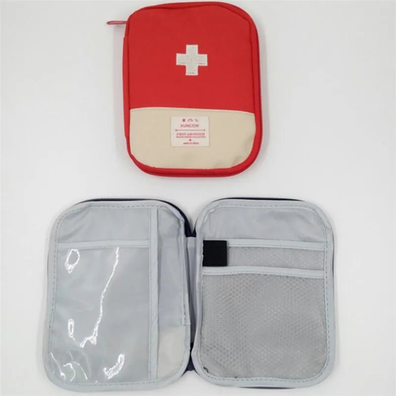 Portable First Aid Medical Kit Travel Outdoor Camping Useful Mini Medicine Storage Bag Camping Emergency Survival Bag Pill Case