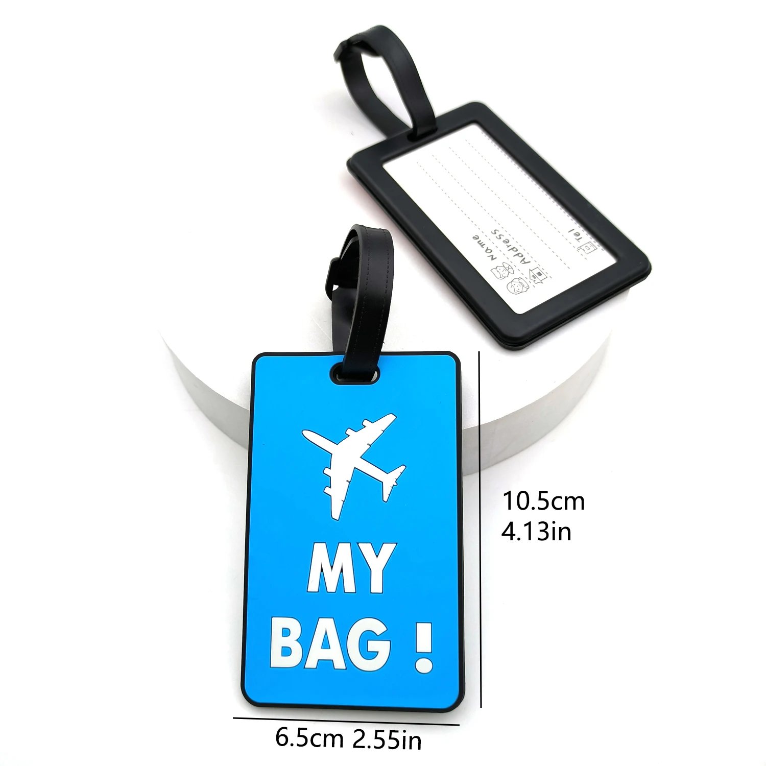 1PCS Travel Accessories Luggage Tag Creative Suitcase Fashion Style Silicon Portable Travel Holder