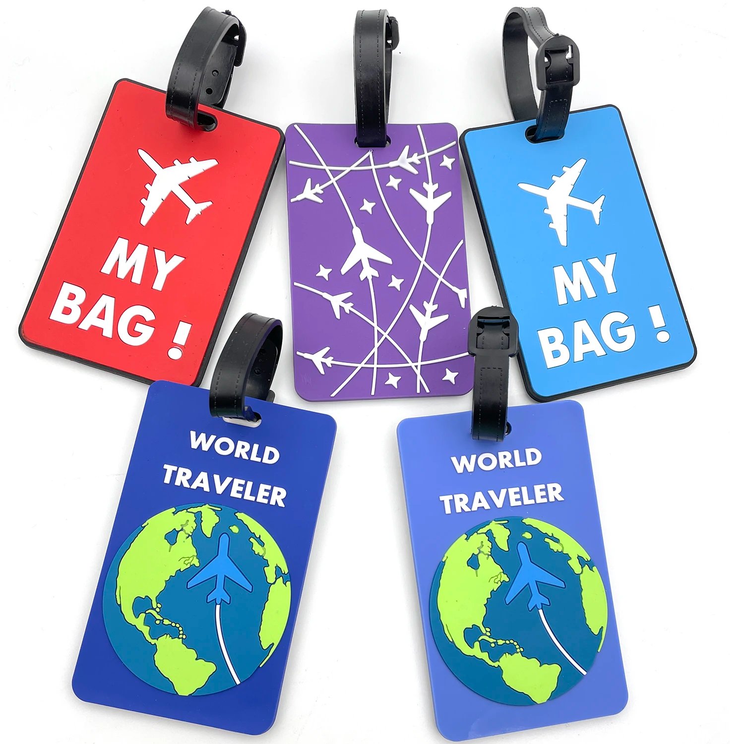 1PCS Travel Accessories Luggage Tag Creative Suitcase Fashion Style Silicon Portable Travel Holder