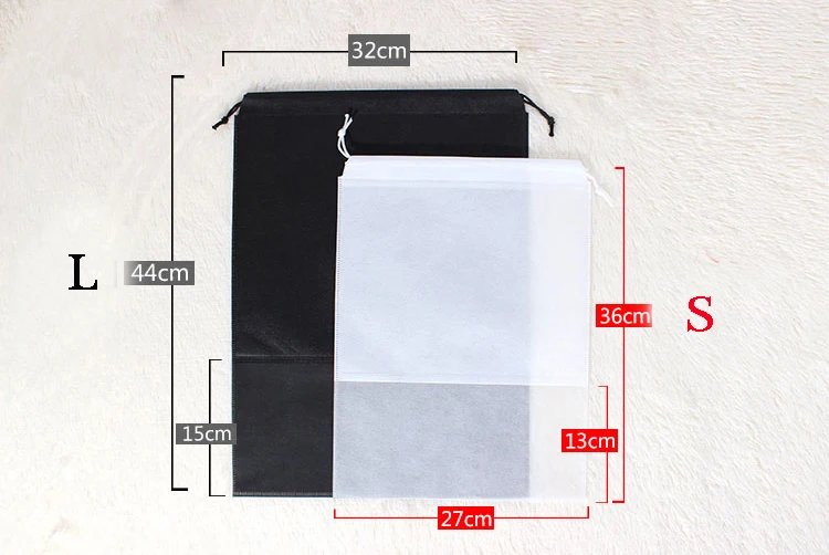 Women Men Non-Woven Fabric Drawstring Shoes Bag Pouch Portable Travel Shoes Clothes Organizer Packing Bags Dropshipping