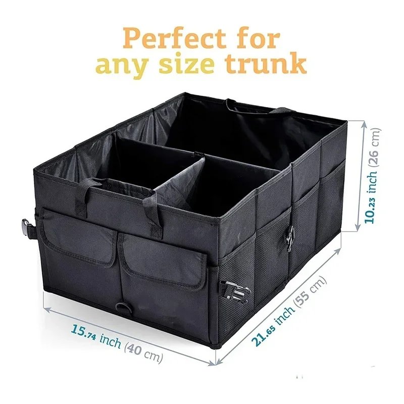 Big Capacity Car Storage Box Car Trunk Organizer Eco-Friendly Super Durable Collapsible Cargo Storage Auto Interior Accessories