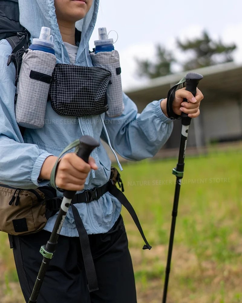 UHMWPE Outdoor Zip Pack Travel Tactical Waist Pouch with Belt for Hiking Riding Trekking Gear Backpacks Chest Lightweight Bag