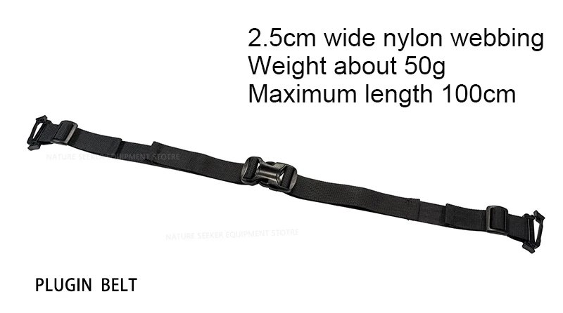 UHMWPE Outdoor Zip Pack Travel Tactical Waist Pouch with Belt for Hiking Riding Trekking Gear Backpacks Chest Lightweight Bag