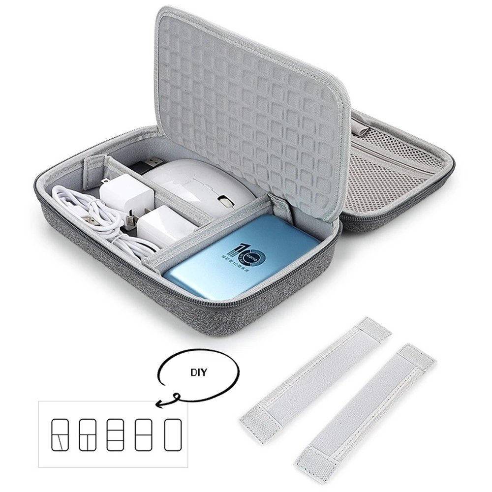 Large Capacity Travel Electronics Accessories Organizer Tablet Hard Disk Cable Portable Storage Bag EVA Duricrust Airbag Large Capacity Travel Electronics Accessories Organizer Tablet Hard Disk Cable Portable Storage Bag EVA Duricrust Airbag