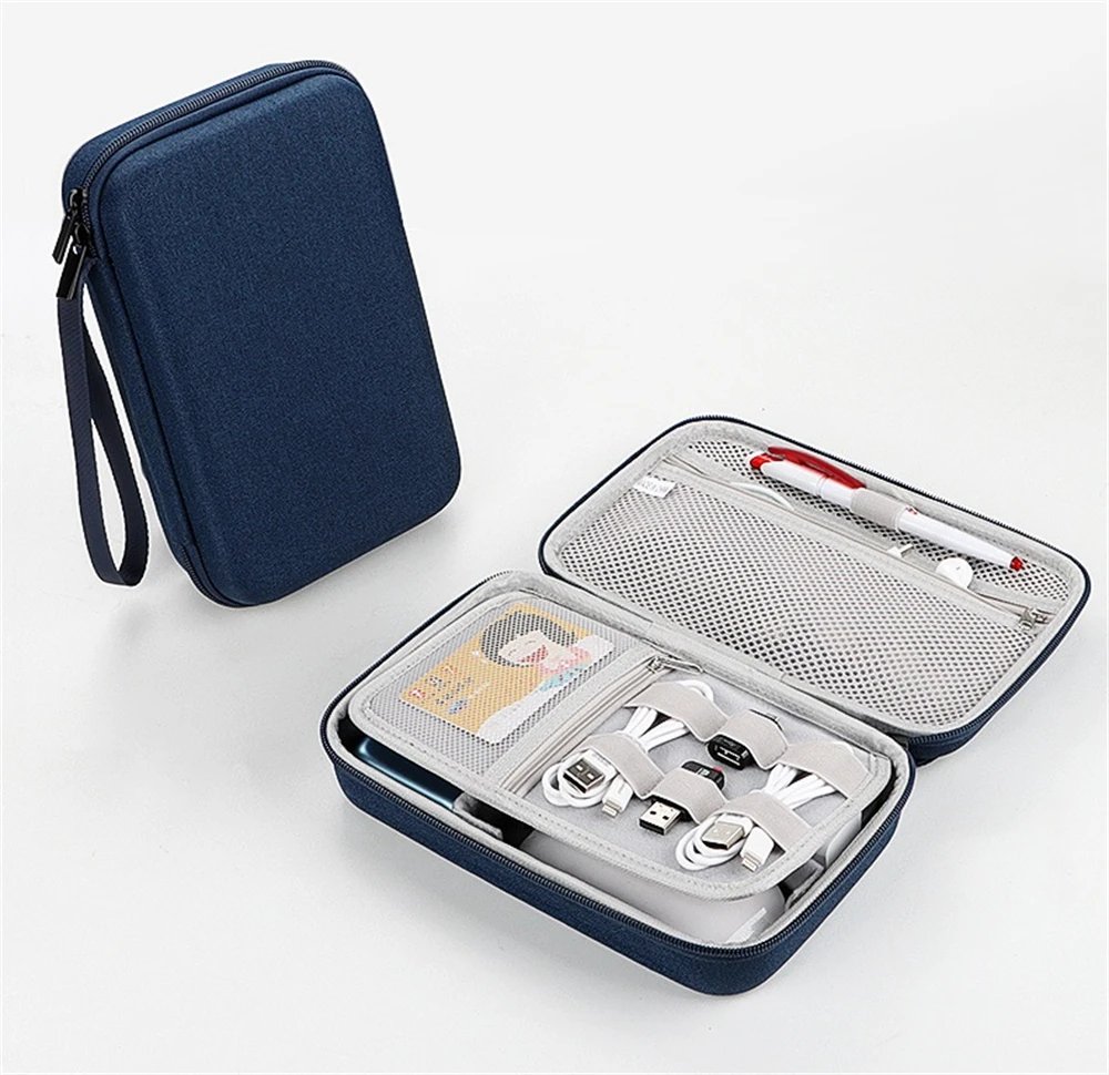 Large Capacity Travel Electronics Accessories Organizer Tablet Hard Disk Cable Portable Storage Bag EVA Duricrust Airbag Large Capacity Travel Electronics Accessories Organizer Tablet Hard Disk Cable Portable Storage Bag EVA Duricrust Airbag