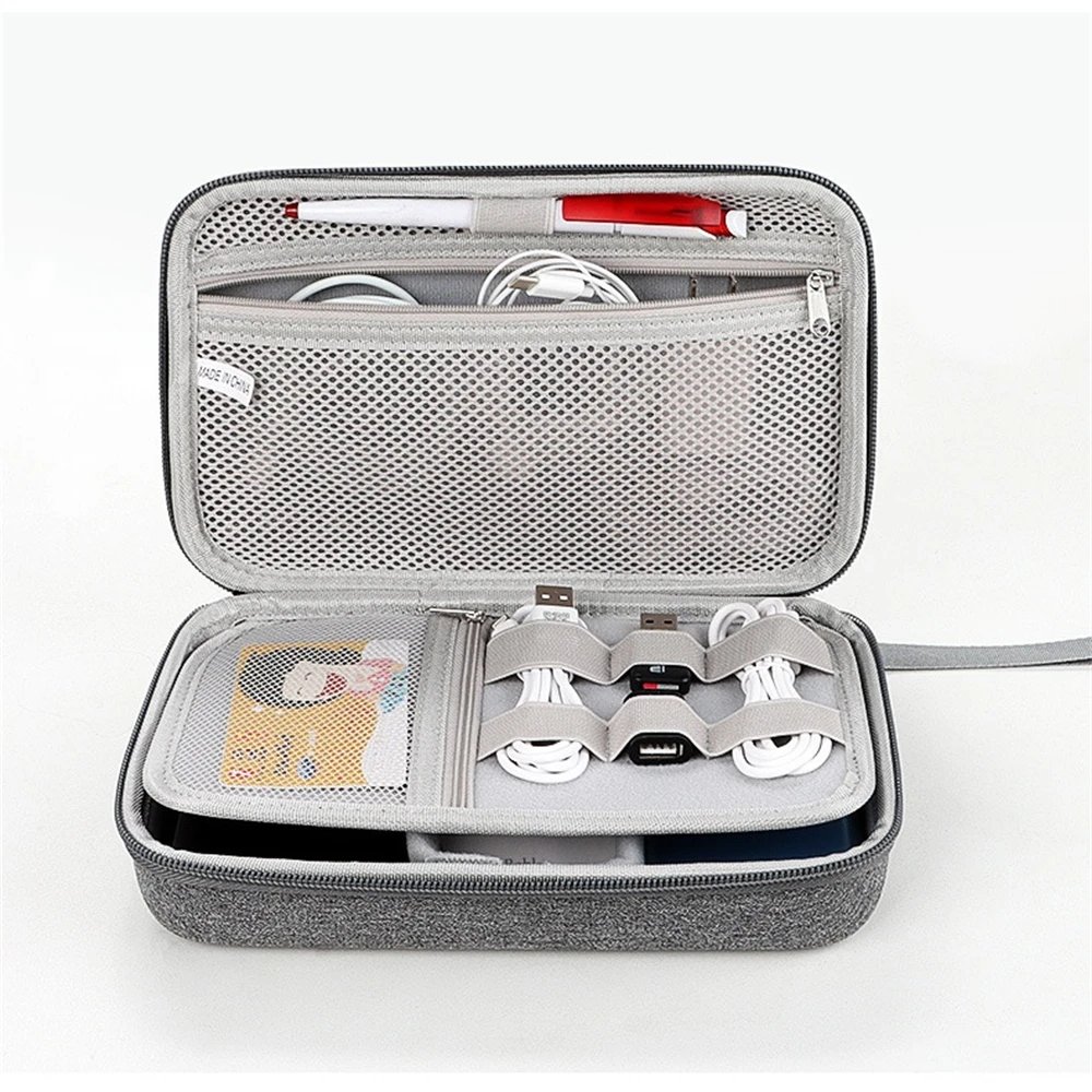 Large Capacity Travel Electronics Accessories Organizer Tablet Hard Disk Cable Portable Storage Bag EVA Duricrust Airbag Large Capacity Travel Electronics Accessories Organizer Tablet Hard Disk Cable Portable Storage Bag EVA Duricrust Airbag