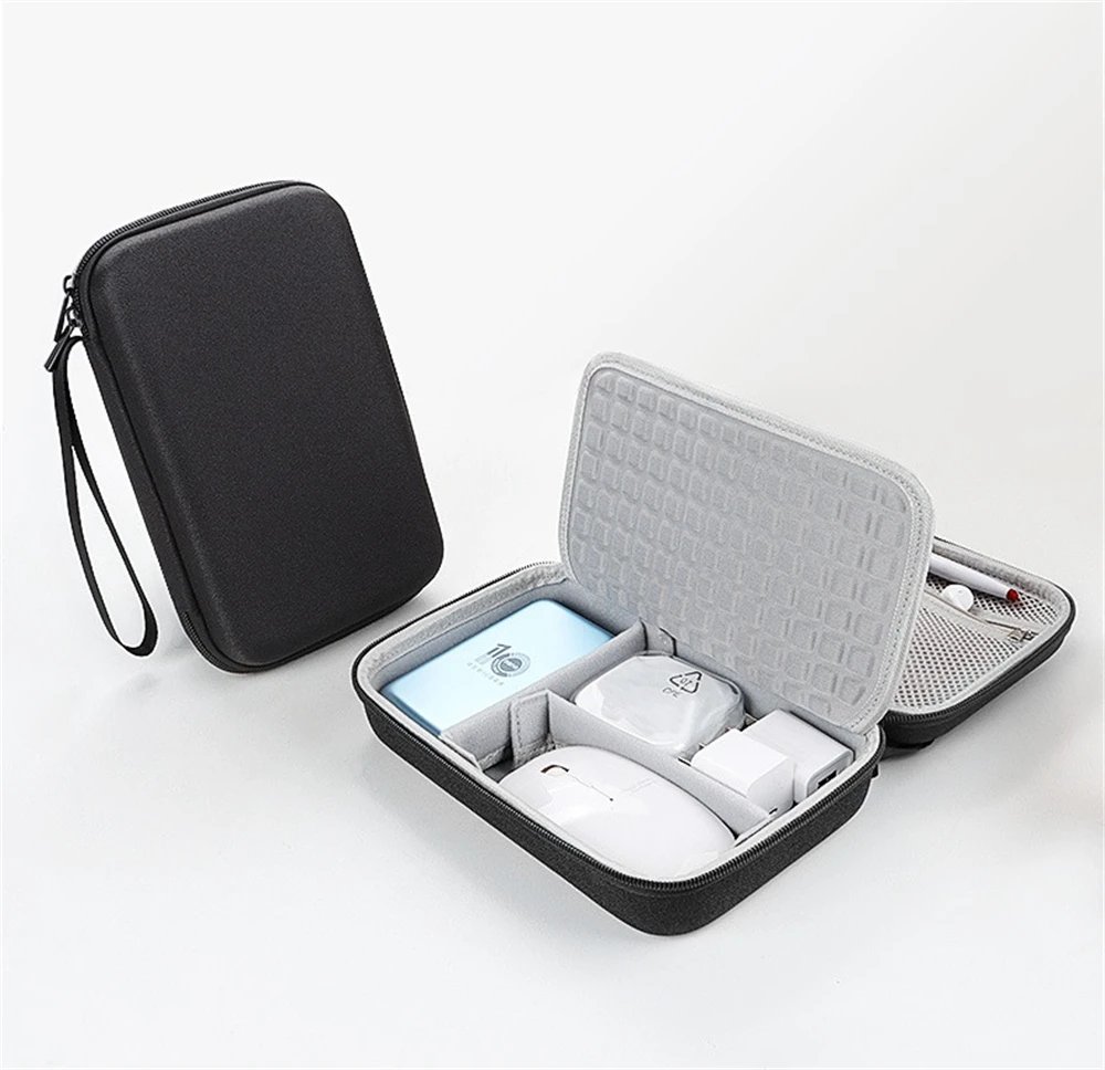 Large Capacity Travel Electronics Accessories Organizer Tablet Hard Disk Cable Portable Storage Bag EVA Duricrust Airbag Large Capacity Travel Electronics Accessories Organizer Tablet Hard Disk Cable Portable Storage Bag EVA Duricrust Airbag