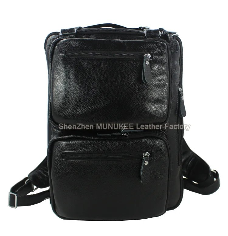 Fashion Multi-Function Full Grain Genuine Leather Travel Bag Men's Leather Luggage Travel Bag Duffle Bag Large Tote Weekend Bag