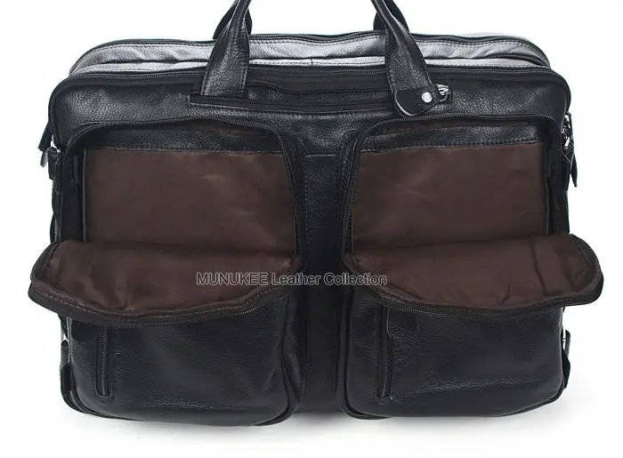 Fashion Multi-Function Full Grain Genuine Leather Travel Bag Men's Leather Luggage Travel Bag Duffle Bag Large Tote Weekend Bag