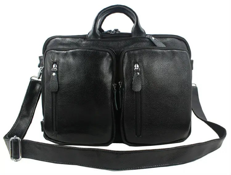 Fashion Multi-Function Full Grain Genuine Leather Travel Bag Men's Leather Luggage Travel Bag Duffle Bag Large Tote Weekend Bag