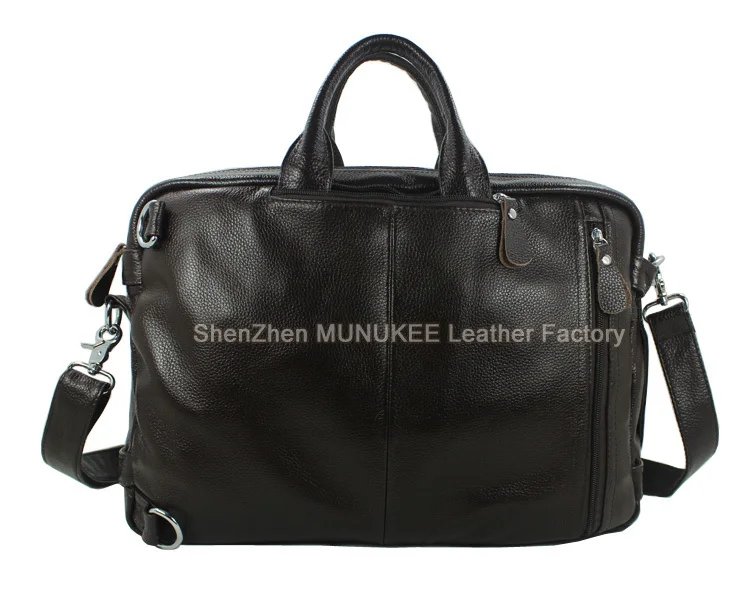 Fashion Multi-Function Full Grain Genuine Leather Travel Bag Men's Leather Luggage Travel Bag Duffle Bag Large Tote Weekend Bag