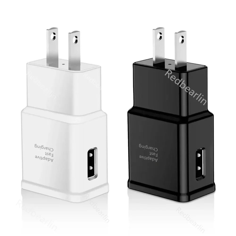 10/20Pcs 5V 2A Eu US AC Home Travel Wall Charger Portable USB Power Adapters For IPhone 14 15 16 Samsung S8 S10 S20 S23 htc lg