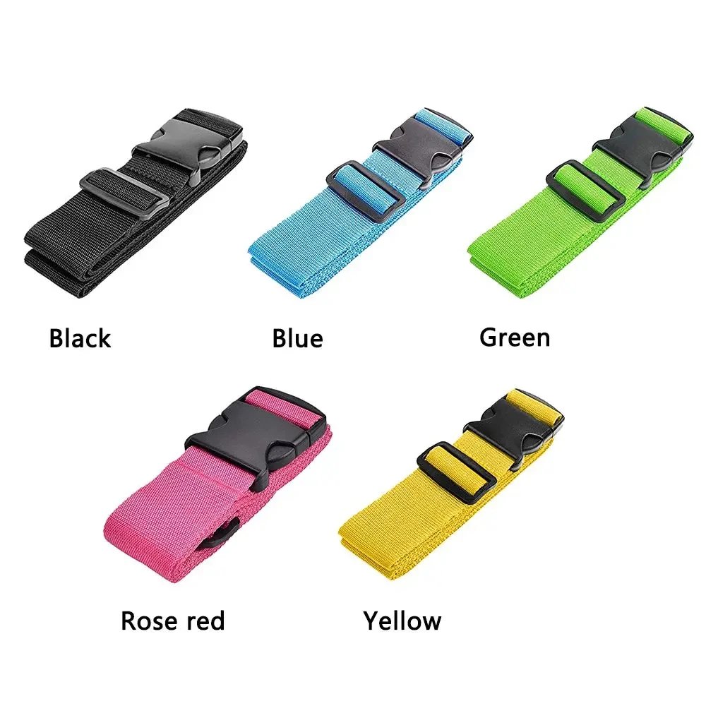 Luggage Safe Strap Adjustable Travel Accessories One Word Suitcase Buckle Strap Baggage Packing Belt Travel Suitcase Accessories