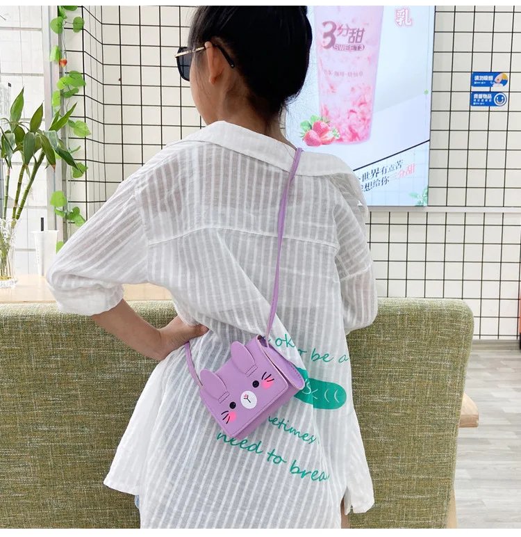 Hot Sale Cute Cartoon Cat Kids Backpack Messenger Bag Coin Purses Handbags Boy Girls Mini Shoulder Bag for School Baby Backpack