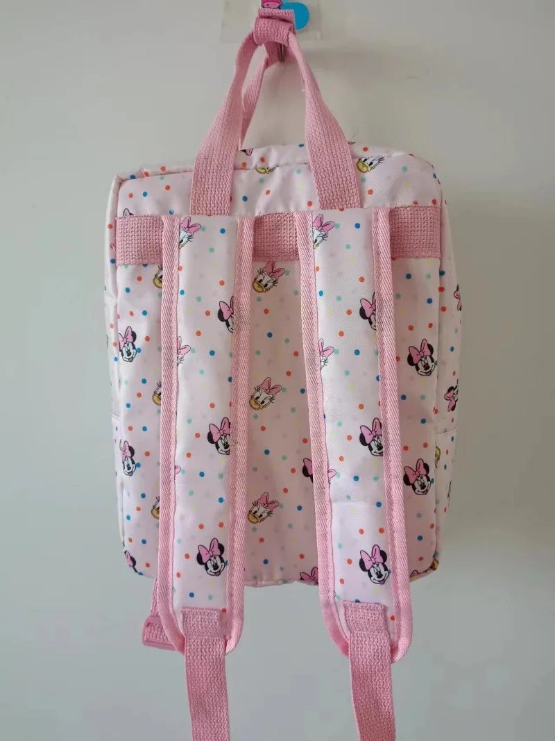Disney 2025 New Minnie Cartoon Children's Backpack Mini School Bag Cute Shoulder Bag for Boys and Girls School Bags