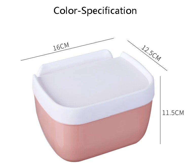 Wall Mount Tissue Holder for Bathroom Storage Box Punch-Free Home Supplies Phone Rack Case Toilet Paper Holder Waterproof