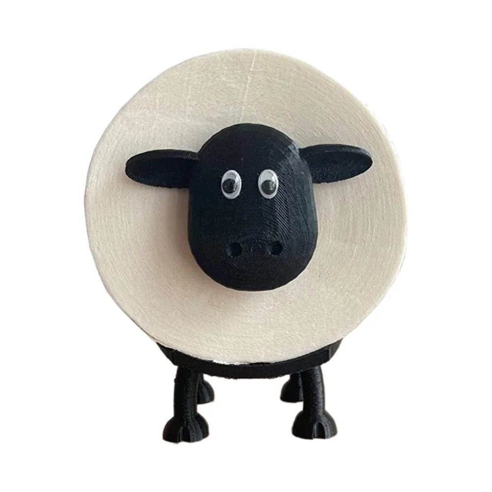 Sheep Toilet Paper Holder Resin Lovely Sheep Tissue Box Stackable for Home Bathroom Vanity Night Stands Sheep Toilet Paper Holder Resin Lovely Sheep Tissue Box Stackable for Home Bathroom Vanity Night Stands