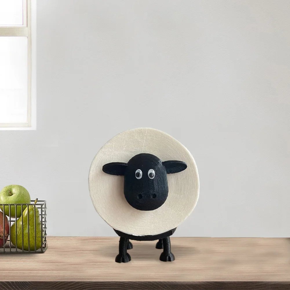 Sheep Toilet Paper Holder Resin Lovely Sheep Tissue Box Stackable for Home Bathroom Vanity Night Stands Sheep Toilet Paper Holder Resin Lovely Sheep Tissue Box Stackable for Home Bathroom Vanity Night Stands