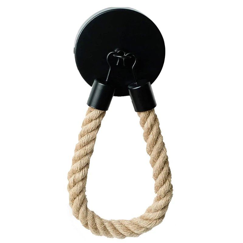 Toilet Roll Holder Retro Kitchen Wall Mounted Roll Paper Jute Rope Holder Rack Bathroom Decor Toilet Roll Holder Retro Kitchen Wall Mounted Roll Paper Jute Rope Holder Rack Bathroom Decor