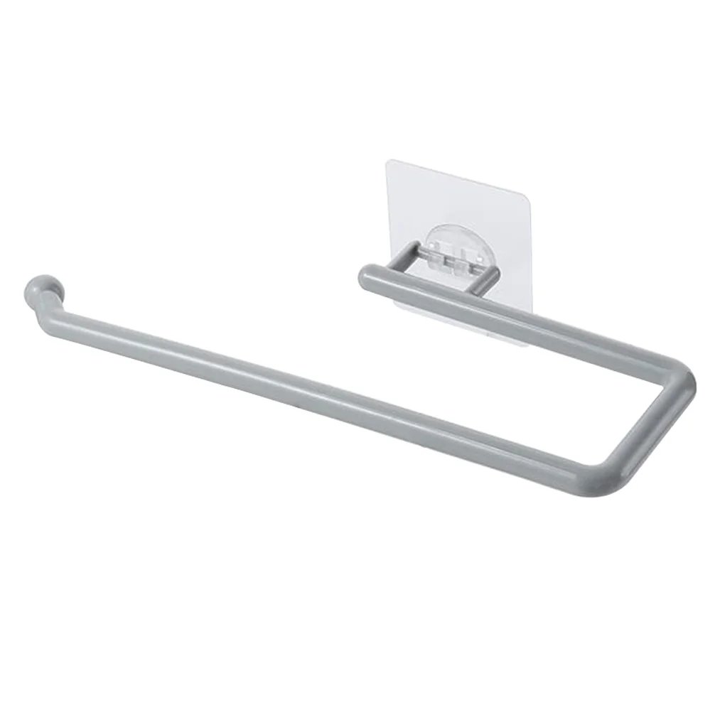 Adjustable Toilet Paper Holder Self-Adhesive Kitchen Toilet Roll Holder Wc Paper Towel Plastic Rack For Bathroom Tissue Storage