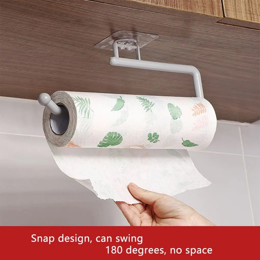 Adjustable Toilet Paper Holder Self-Adhesive Kitchen Toilet Roll Holder Wc Paper Towel Plastic Rack For Bathroom Tissue Storage