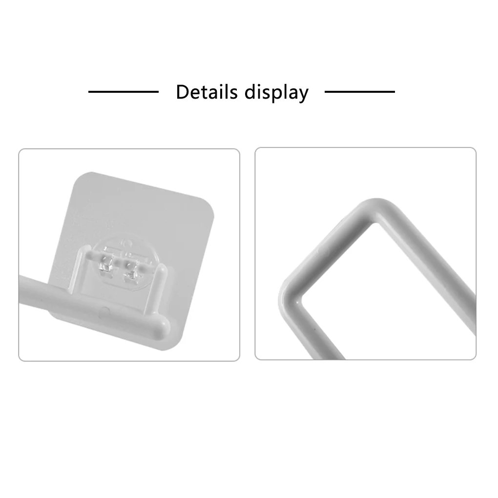 Adjustable Toilet Paper Holder Self-Adhesive Kitchen Toilet Roll Holder Wc Paper Towel Plastic Rack For Bathroom Tissue Storage