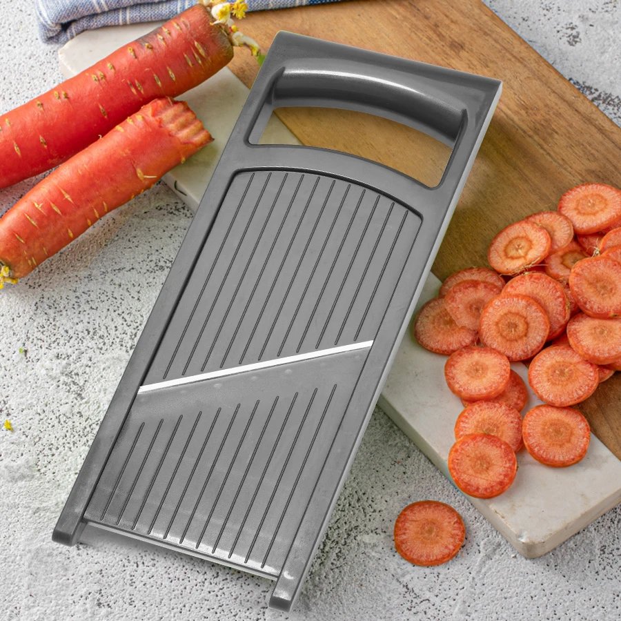 1PC potato slicer Household multi-functional slicer Stainless steel hand-held vegetable and fruit slicer hanging kitchen tools