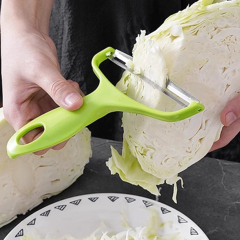 Cabbage Shredder Stainless Steel Vegetable Peeler Cutter Wide Mouth Fruit Salad Potato Graters Knife Cooking Kitchen Gadgets