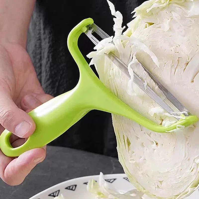 Cabbage Shredder Stainless Steel Vegetable Peeler Cutter Wide Mouth Fruit Salad Potato Graters Knife Cooking Kitchen Gadgets